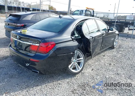 2013 BMW 750Li from USA, damaged, VIN WBAYE8C54DD133480